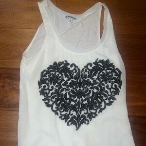 White Tank Blouse from Express
